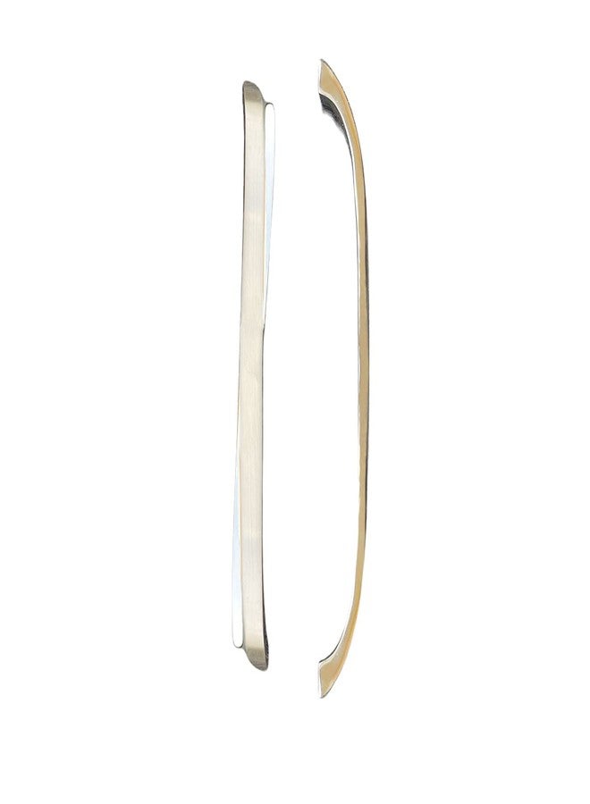 Atom 6.7 inches Stainless Steel Cabinet Pull Handle | Silver Satin Finish | Office Wardrobe Furniture Kitchen Drawer Push Bar, CH04, Pack of 2 - Image 2